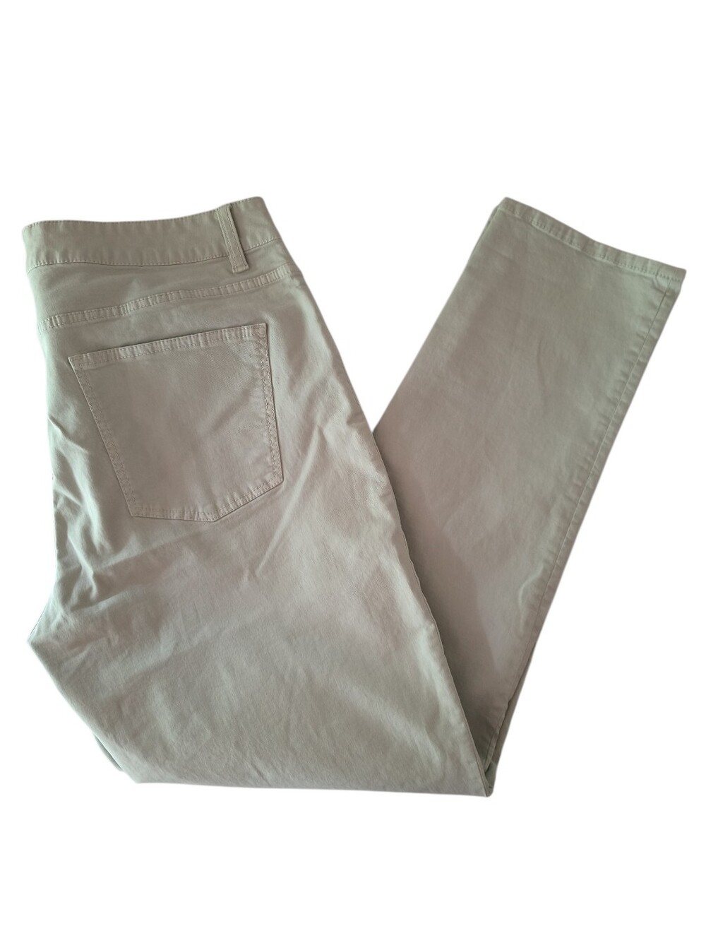 Talbots Signature Ankle Jeans in Light Sea Glass Green Size 14